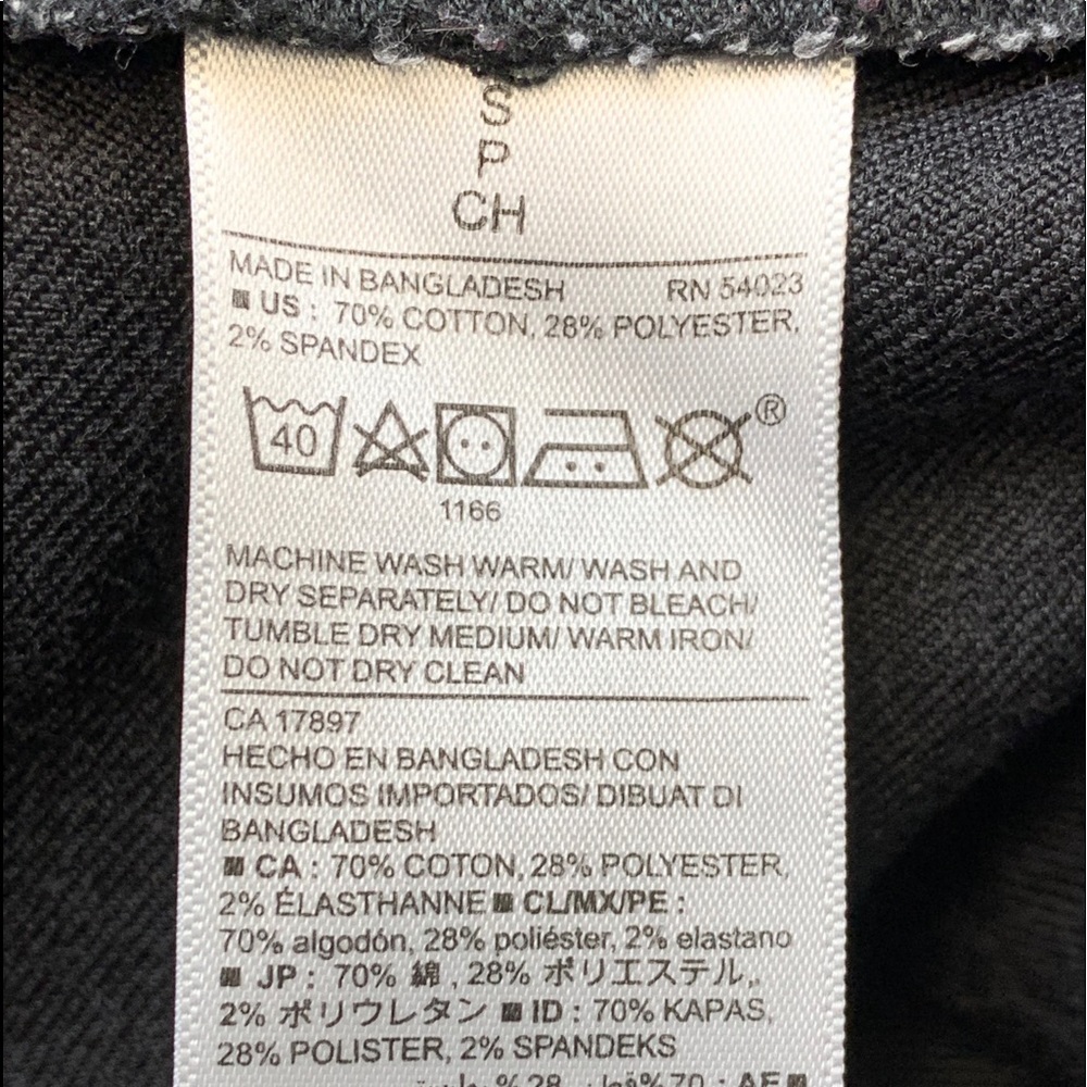 Old Navy Black Denim Patched Jacket Size S - Picture 14 of 15